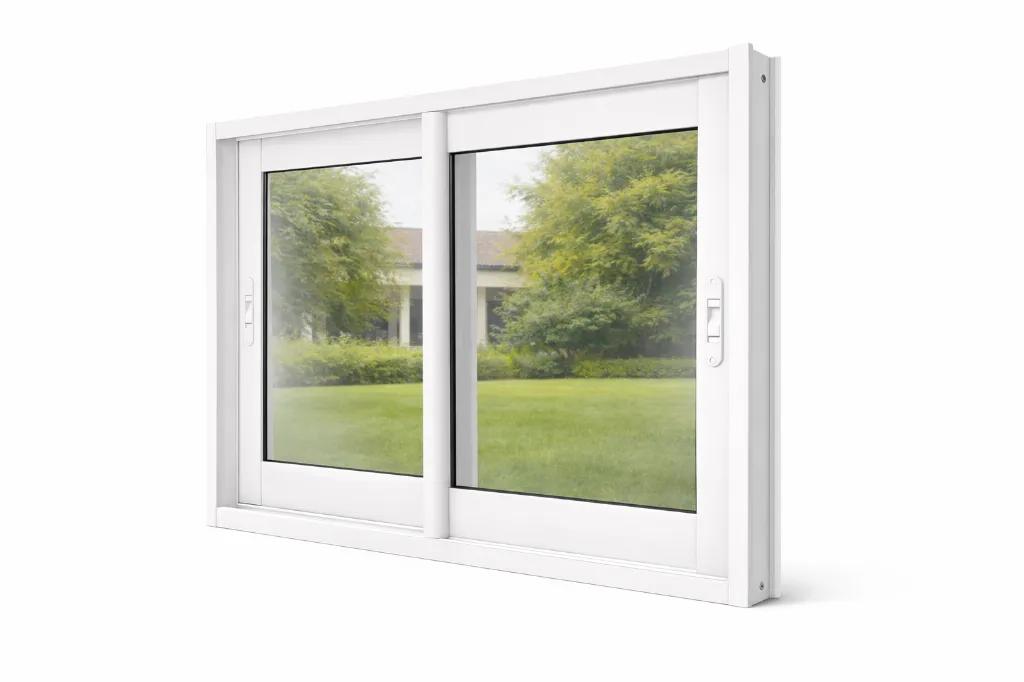 Janela Branca Vidro Reflex 2 Folhas — 1,20 × 1,00