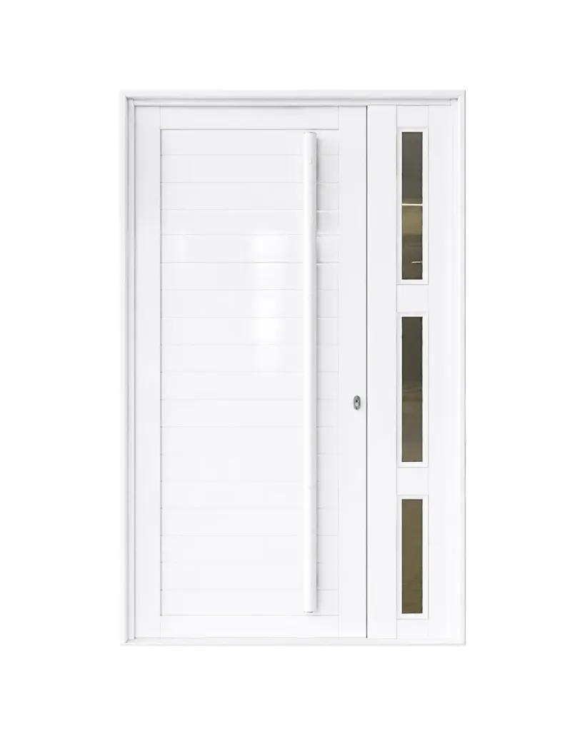 Porta Lambri Branca Bandeira Móvel Vidro Reflex — 1,21 × 2,10 - Metalflex