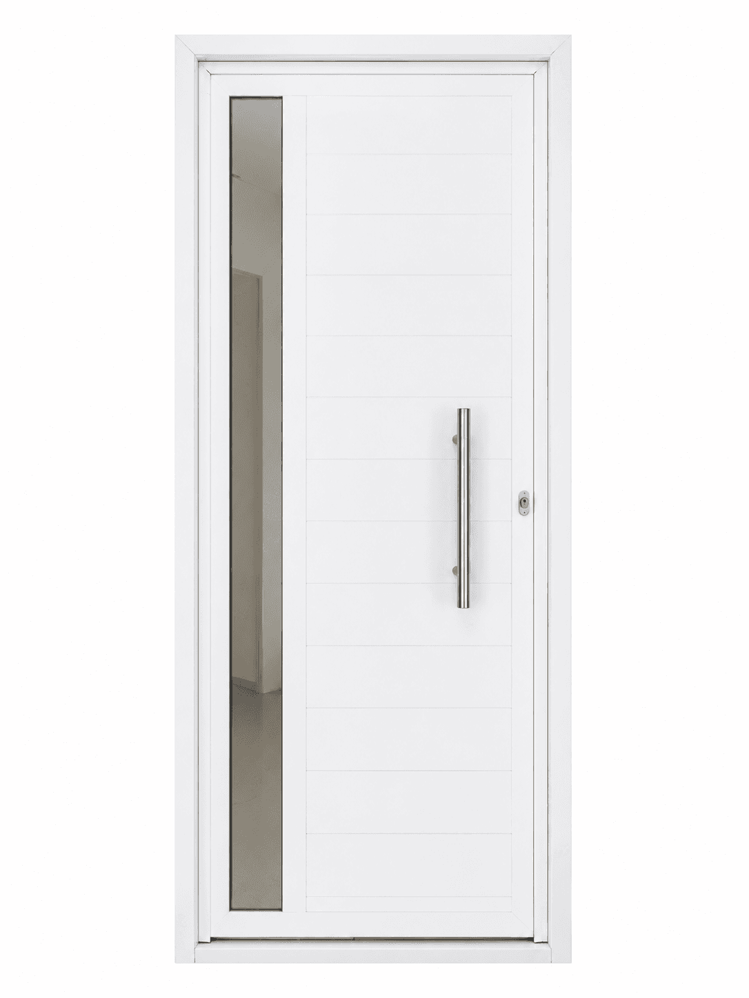 Porta Lambri Branca Vidro Reflex — 0,90 × 2,10